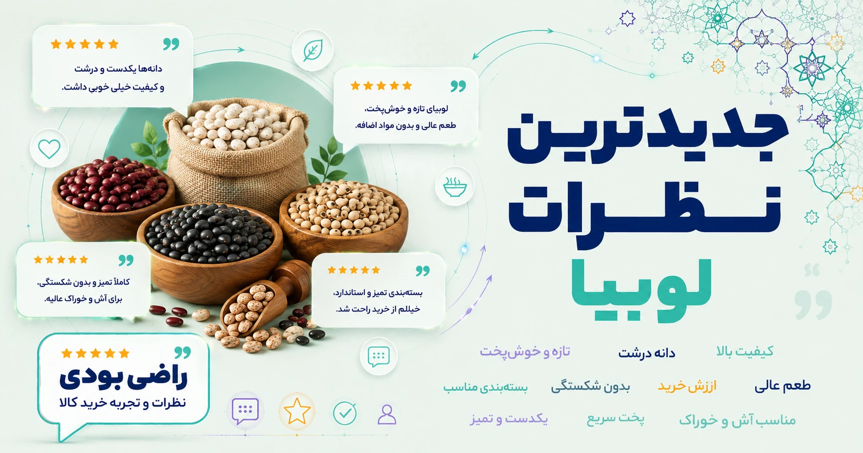 نظرات لوبیا برند 125