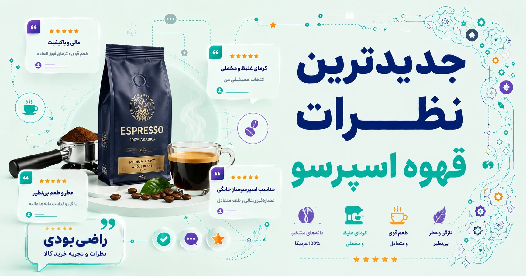 نظرات قهوه اسپرسو برند دیسترو