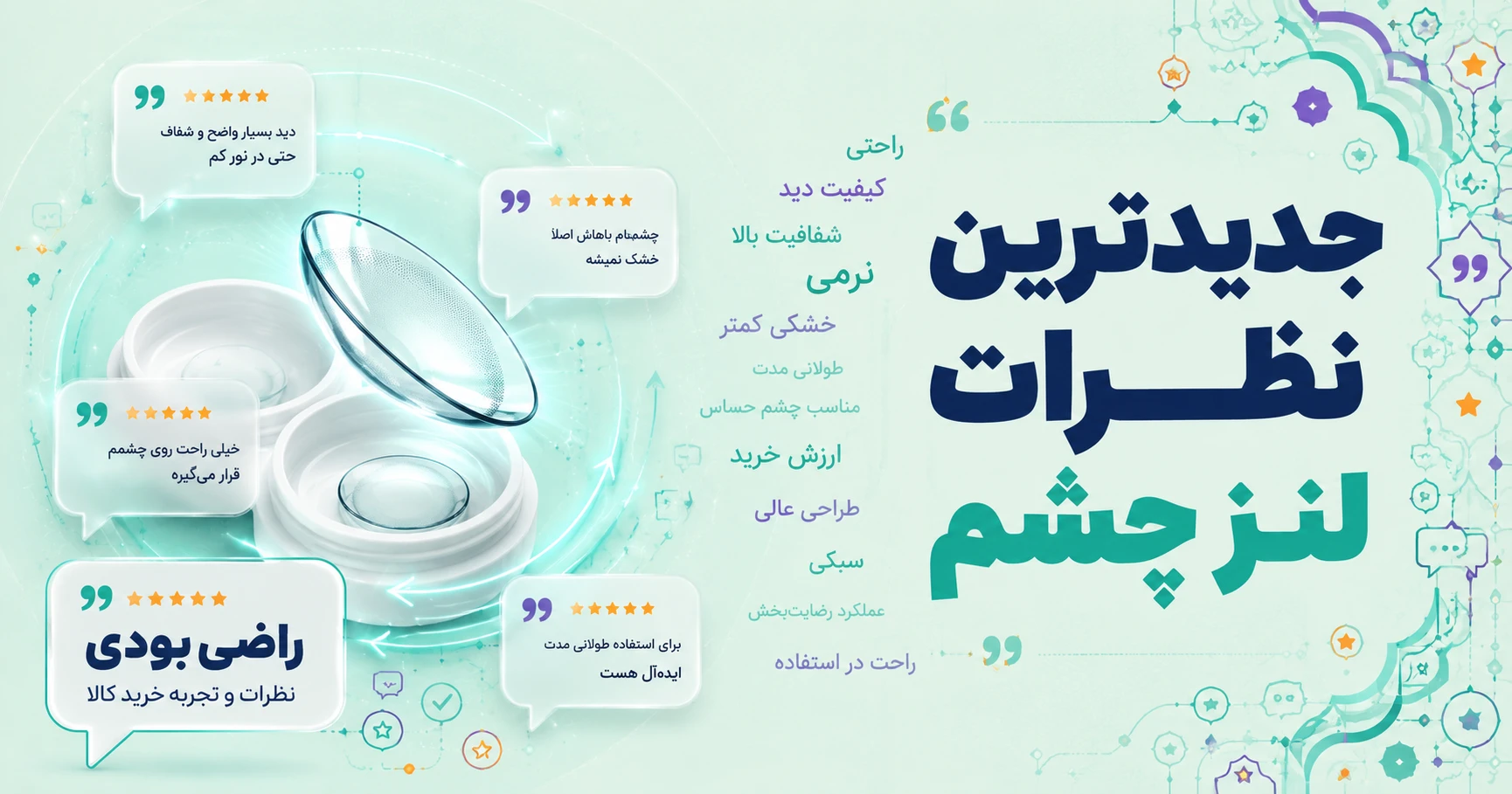 نظرات لنز چشم