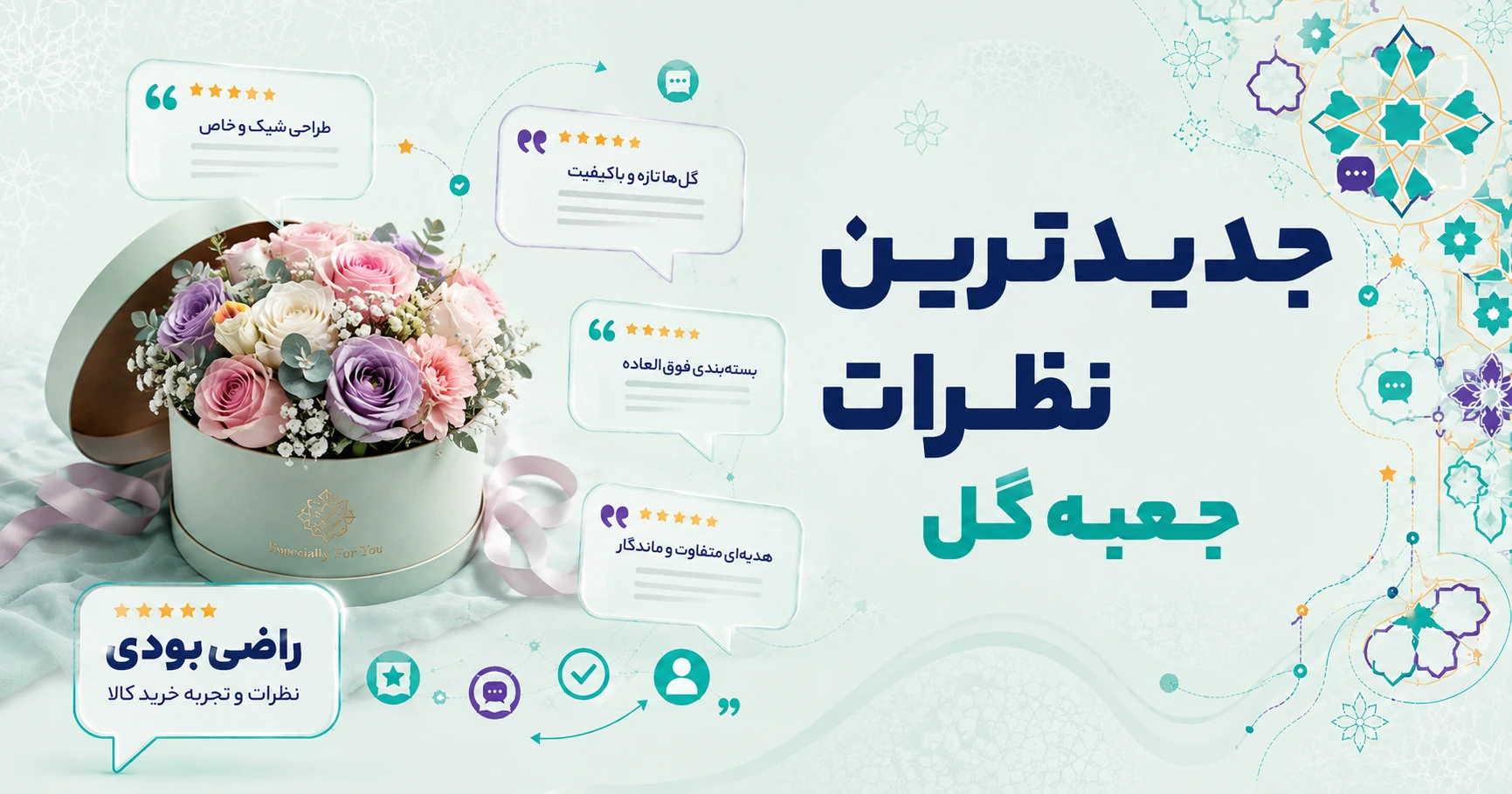 نظرات جعبه گل
