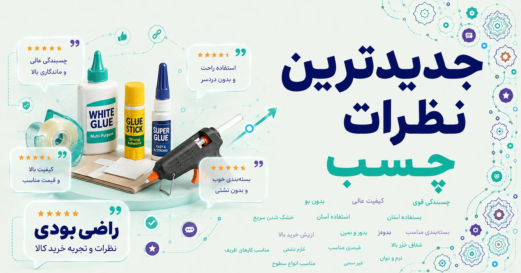 نظرات چسب برند کیکو