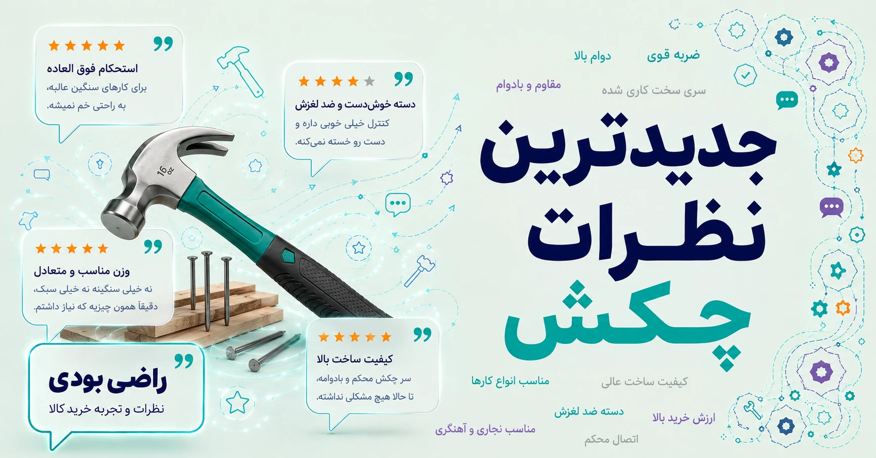 نظرات چکش برند اینکو