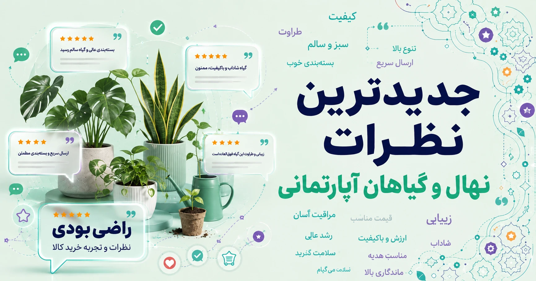 نظرات نهال و گیاهان آپارتمانی برند متفرقه