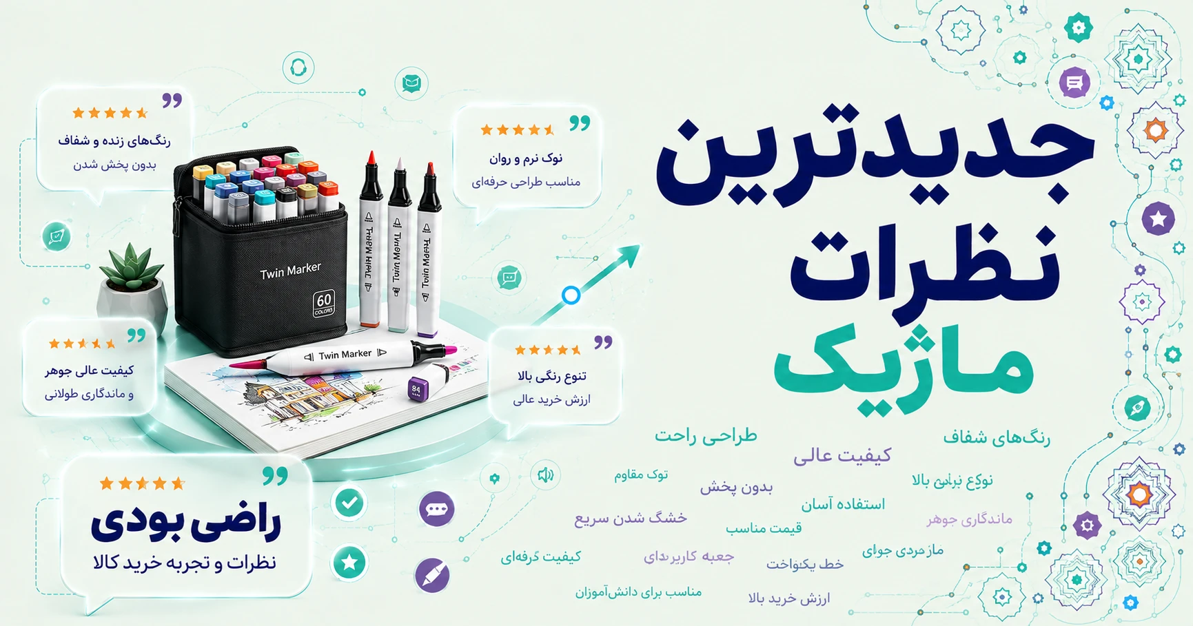 نظرات ماژیک برند مستر پلاس